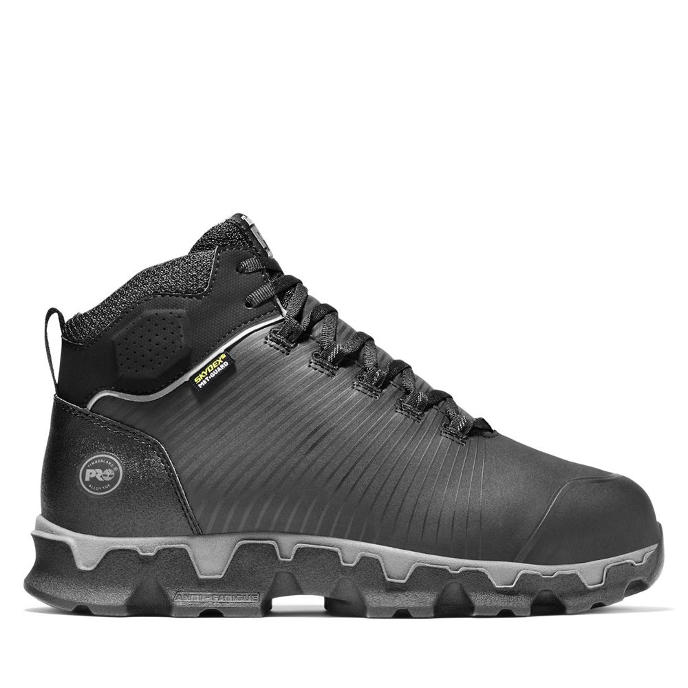 Botas de Trabajo Timberland Hombre Pro® Powertrain Sport Alloy Toe Met Guard Eh Negras - Chile YAG-5